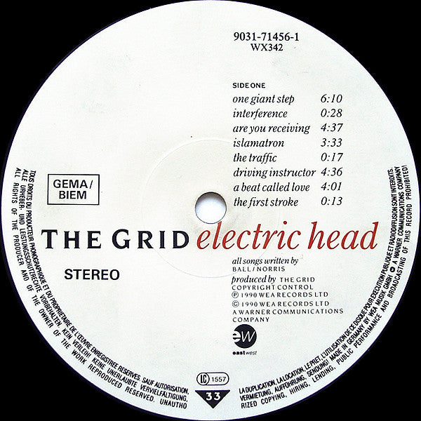 The Grid : Electric Head (LP, Album)