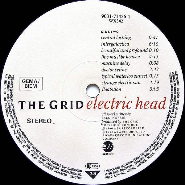 The Grid : Electric Head (LP, Album)
