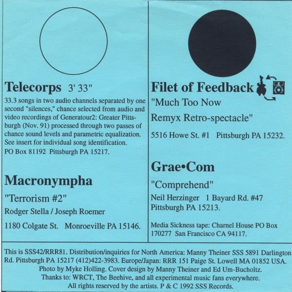 Various : Subterfugue (7", Comp, Blu)