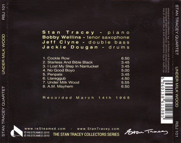 The Stan Tracey Quartet : Under Milk Wood (Jazz Suite) (CD, Album, RE, RM, MPO)