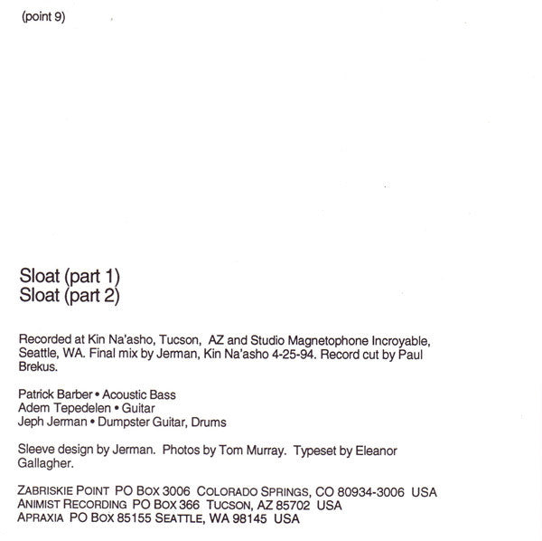 Blowhole : Sloat (7")