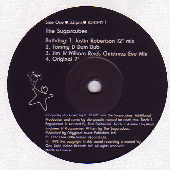 The Sugarcubes : Birthday Remix EP (12", EP)