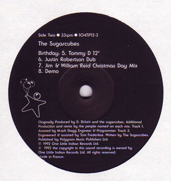 The Sugarcubes : Birthday Remix EP (12", EP)