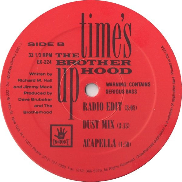 The Brotherhood (4) : Time's Up (12")