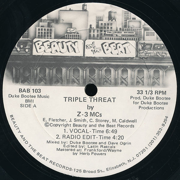 Z-3 MC's : Triple Threat (12")