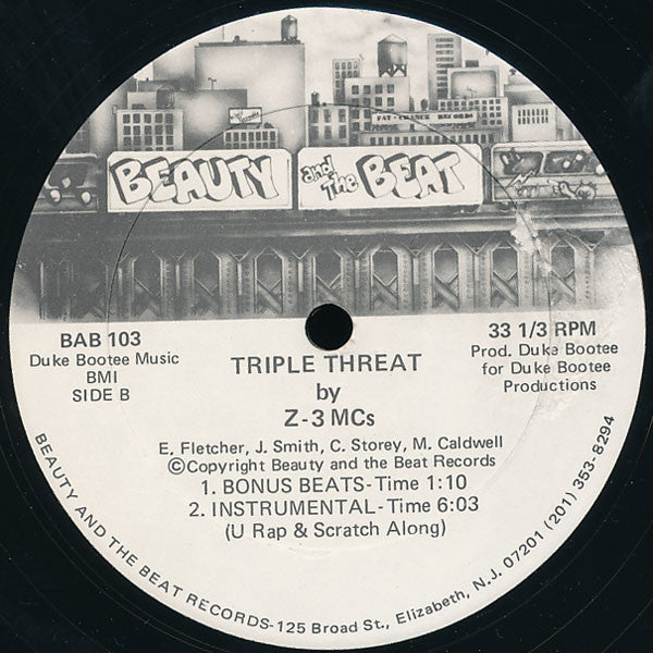 Z-3 MC's : Triple Threat (12")