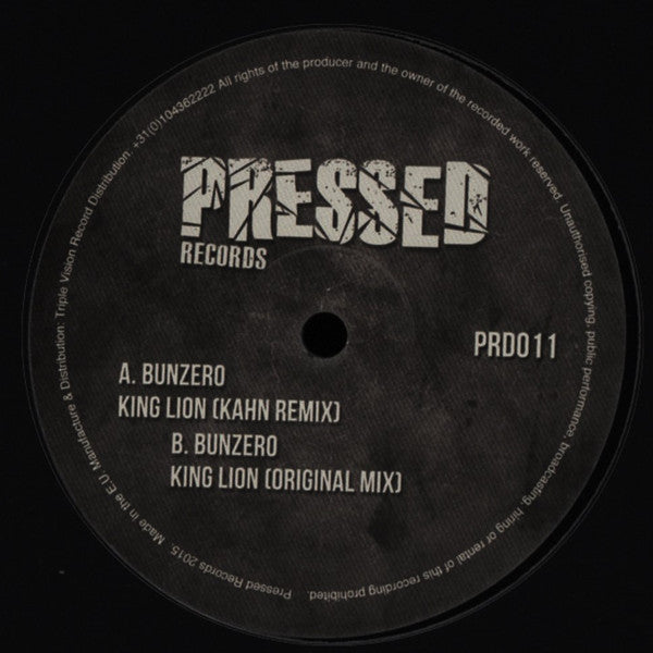 Bunzero* : King Lion (12")