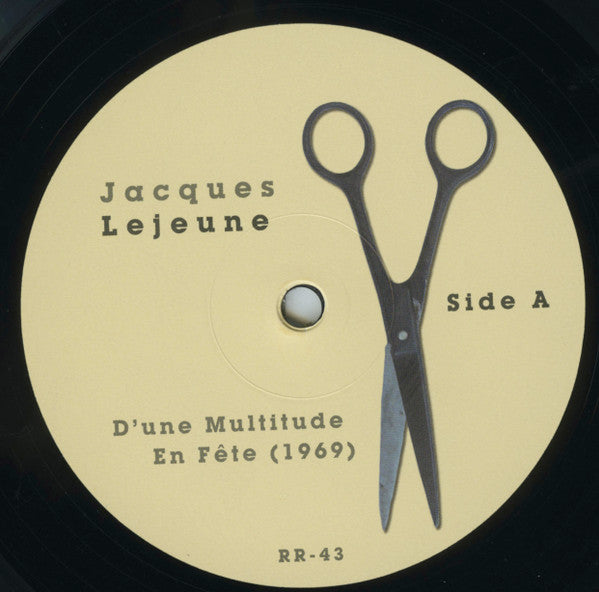 Jacques Lejeune : Early Works 1969-1970 (LP, Comp)