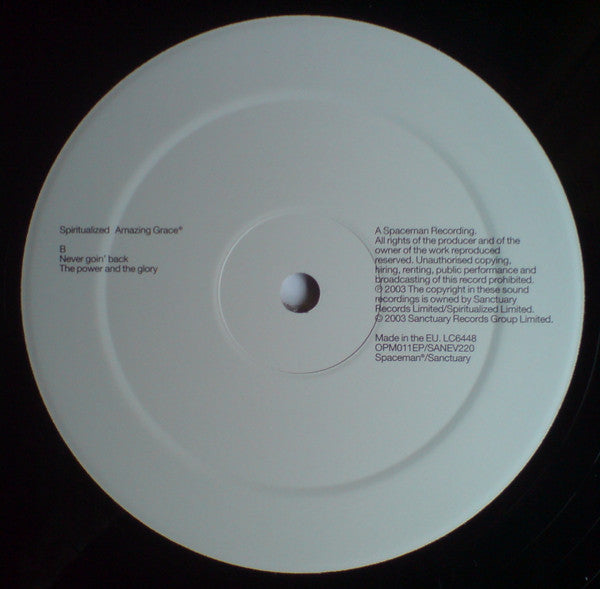 Spiritualized : Amazing Grace® (12", EP, Ltd, EP1)