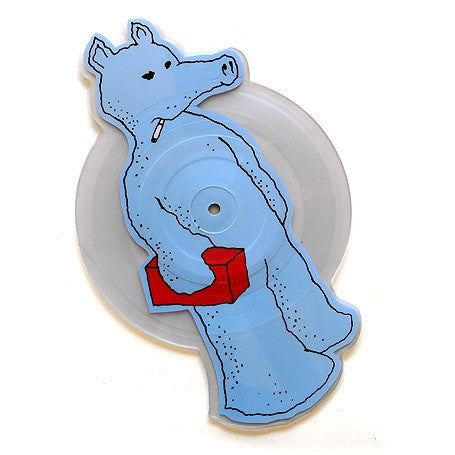 Quasimoto : Talkin' Shit (7", Shape, Single, Pic, RP, Blu)