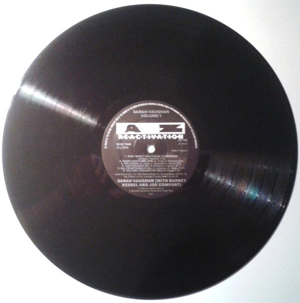 Sarah Vaughan : Sarah Vaughan Vol. 1 (LP, Album)