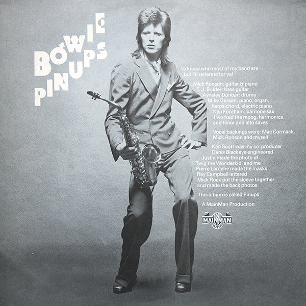 Bowie* : Pinups (LP, Album, RP)
