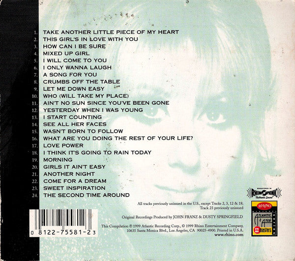 Dusty Springfield : Dusty In London  (CD, Comp, Dlx)