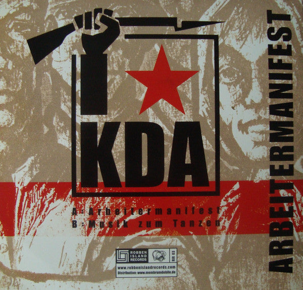 Kampfgruppen Der Arbeiterklasse : Arbeitermanifest (7", Ltd, Num, W/Lbl)