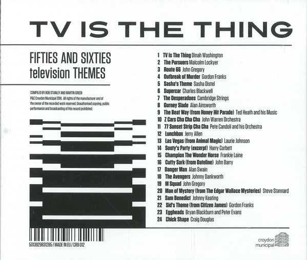 Various : TV Is The Thing (Fifties And Sixties Television Themes) (CD, Comp)