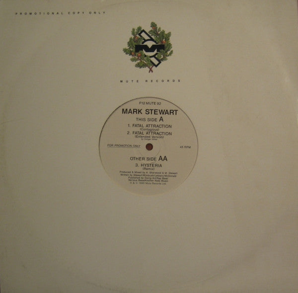Mark Stewart : Fatal Attraction (12", Promo)