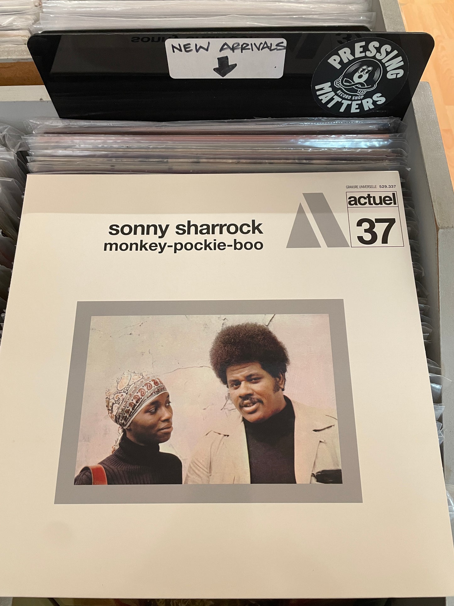 Sonny Sharrock - Monkey-Pockie-Boo LP VG+/VG+ (2001 Get Back Reissue)