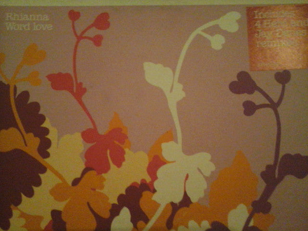 Rhianna : Word Love (12", Promo)