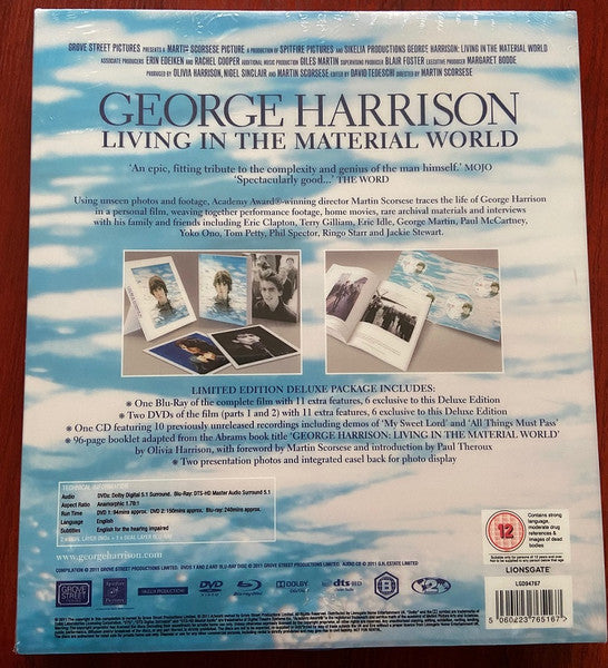 George Harrison : George Harrison: Living In The Material World (Box, Dlx, Ltd + 2xDVD-V, Multichannel + Blu-ray, M)