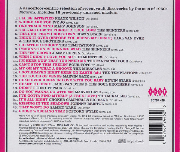 Various : One Track Mind! (More Motown Guys) (CD, Comp)
