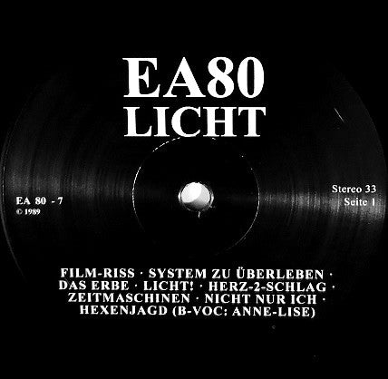 EA80 : Licht (LP, Album, RE + 7", Single, RE)