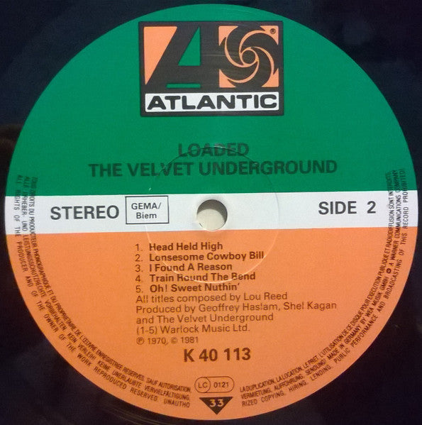 The Velvet Underground : Loaded (LP, Album, RE)