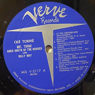 Mel Tormé With Billy May : Olé Tormé (LP, Album, Mono)