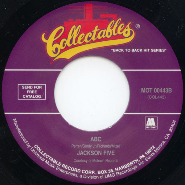 The Jackson 5 : I Want You Back / ABC (7")