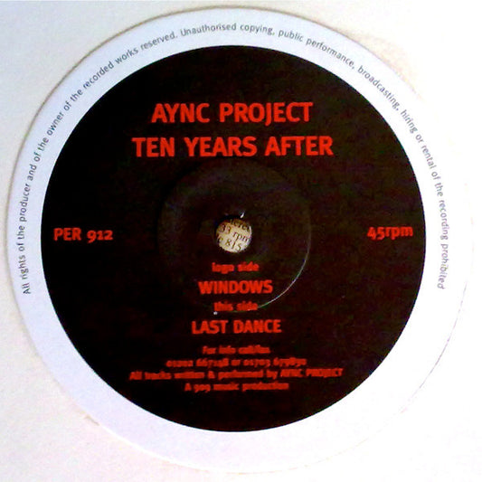 AYNC Project : Ten Years After (12")