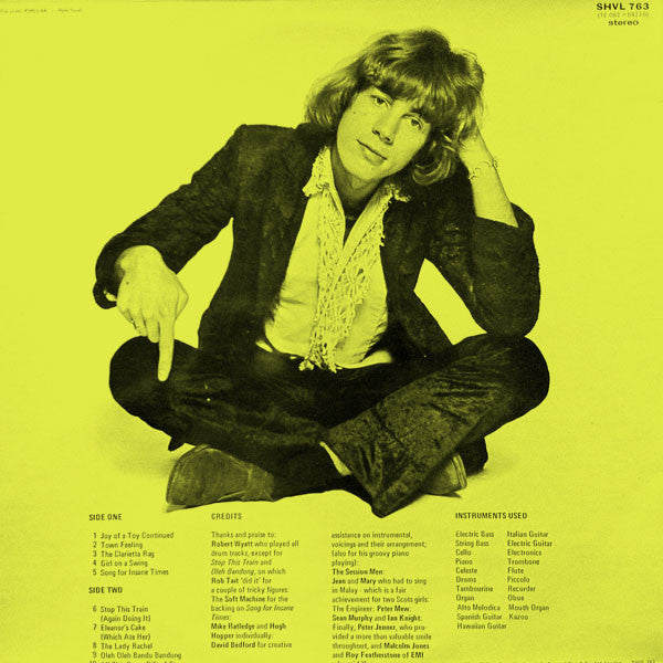 Kevin Ayers : Joy Of A Toy (LP, Album, Gar)