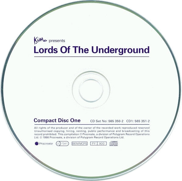 Various : Kiss Presents Lords Of The Underground (2xCD, Comp)