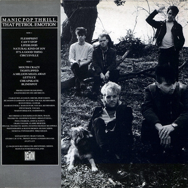 That Petrol Emotion : Manic Pop Thrill (LP, Album, RP)