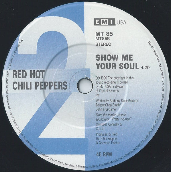 Red Hot Chili Peppers : Taste The Pain (7", Single, Pap)