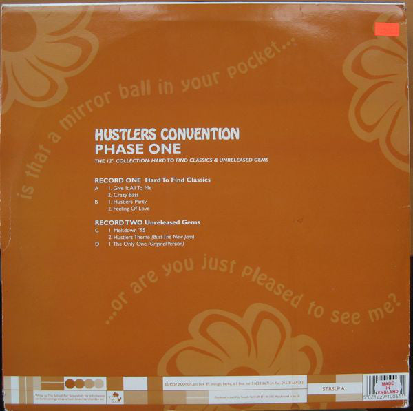 Hustlers Convention : Phase One (2x12", Album)