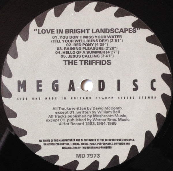 The Triffids : Love In Bright Landscapes (LP, Comp)
