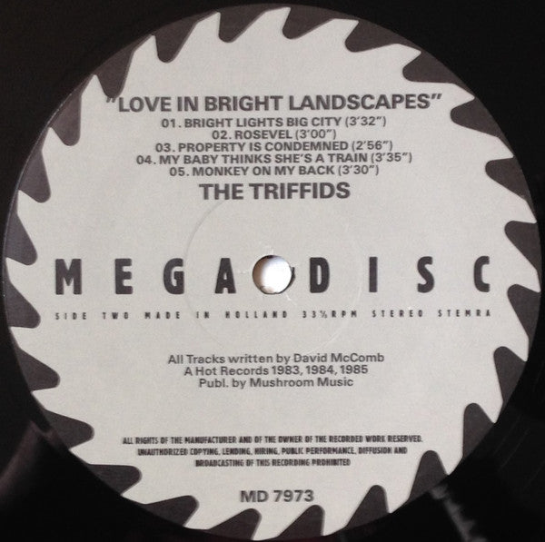 The Triffids : Love In Bright Landscapes (LP, Comp)