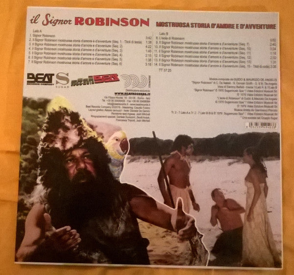 Guido And Maurizio De Angelis : Il Signor Robinson, Mostruosa Storia D'Amore E D'Avventure (LP, Ltd)