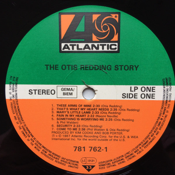 Otis Redding : The Otis Redding Story (4xLP, Comp + Box)