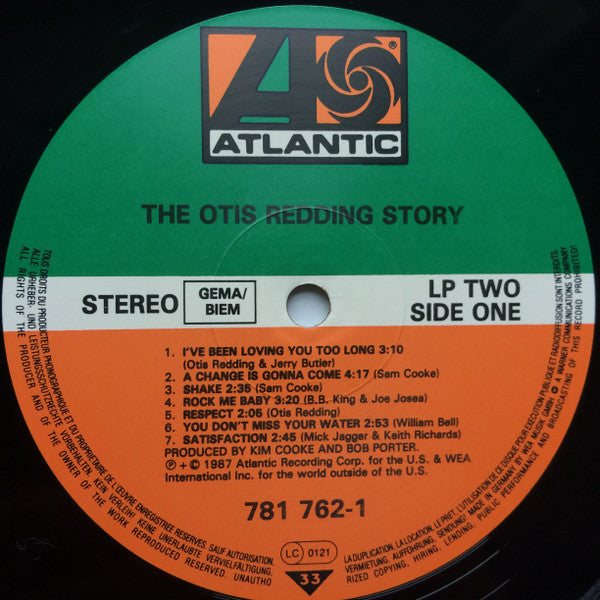 Otis Redding : The Otis Redding Story (4xLP, Comp + Box)