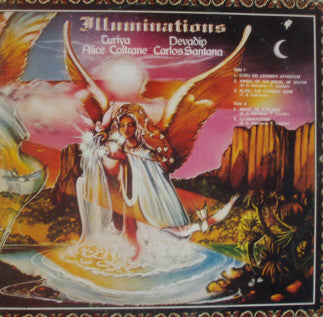 Devadip Carlos Santana* & Turiya Alice Coltrane* : Illuminations (LP, Album)