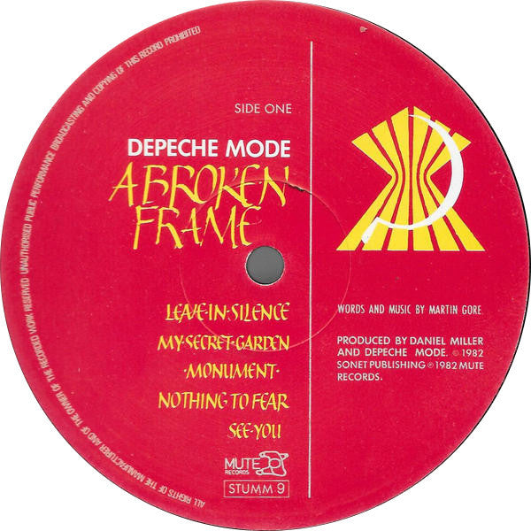 Depeche Mode : A Broken Frame (LP, Album, RP, Lin)