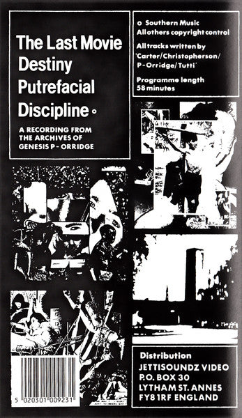 Throbbing Gristle : Destiny (Live At The Lyceum 8th February 1981) (VHS, E60)