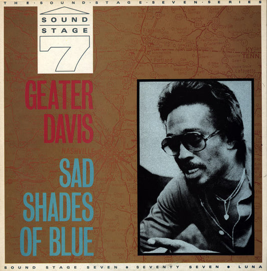 Geater Davis : Sad Shades Of Blue (LP, Comp)