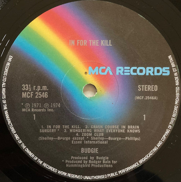 Budgie : In For The Kill! (LP, Album)