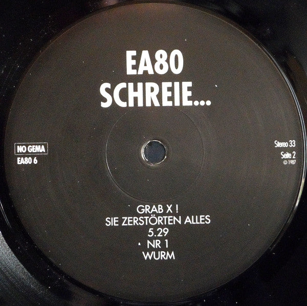 EA80 : Mehr Schreie... (LP, Album, RE)