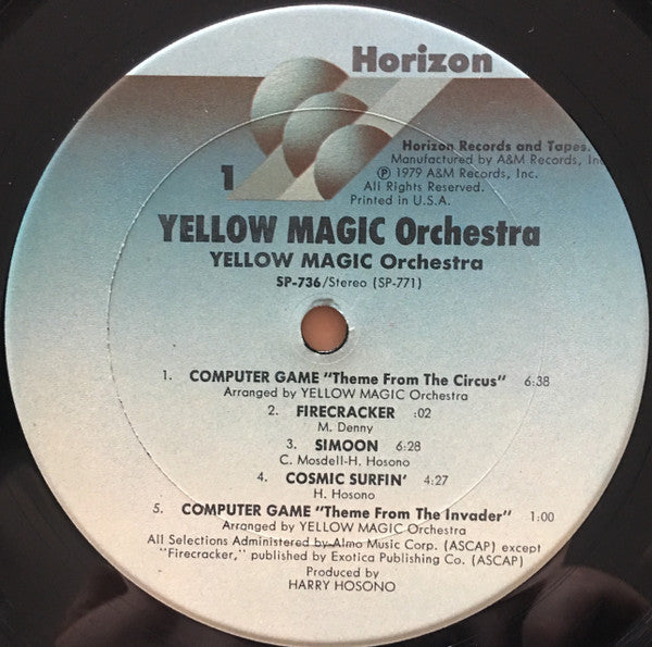 Yellow Magic Orchestra : Yellow Magic Orchestra (LP, Album, Ter)