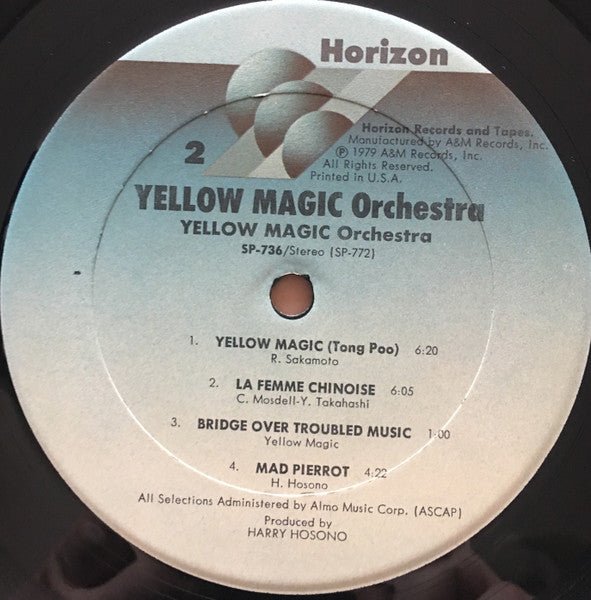 Yellow Magic Orchestra : Yellow Magic Orchestra (LP, Album, Ter)