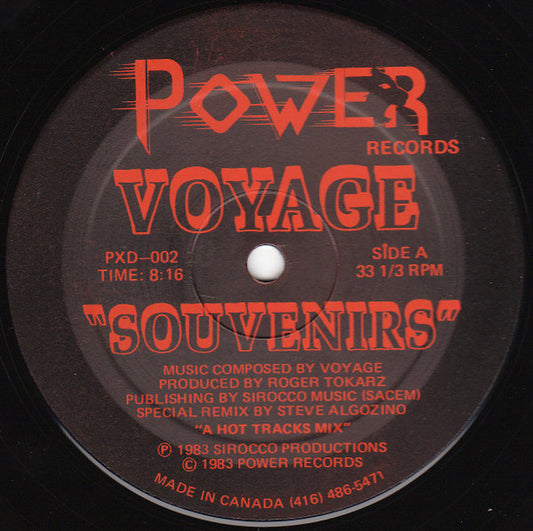 Voyage : Souvenirs (12", Maxi)