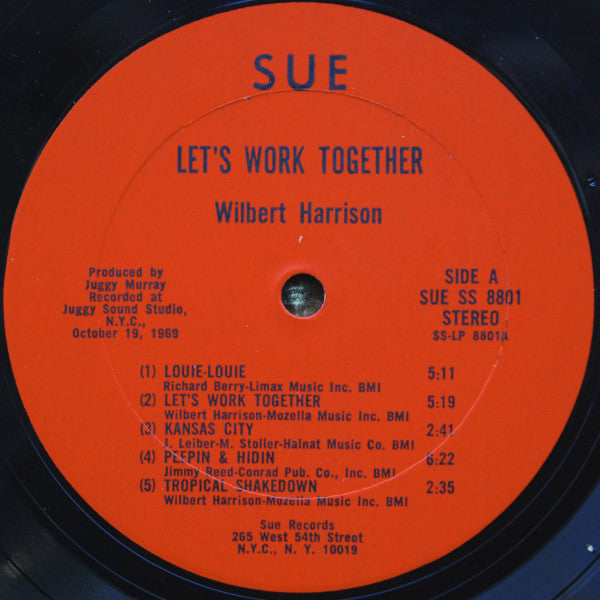 Wilbert Harrison : Let's Work Together (LP, Album)