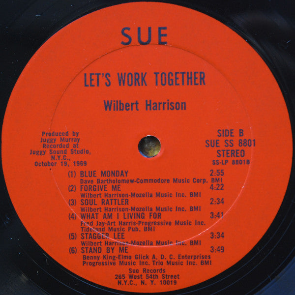 Wilbert Harrison : Let's Work Together (LP, Album)